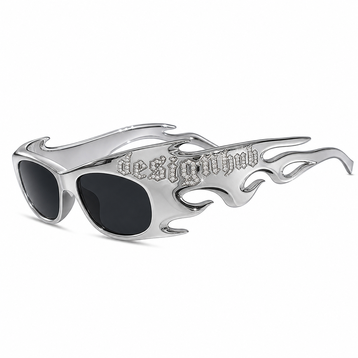 Designhub Drip Teardrop Shades — Smoke Lens Steel Frame