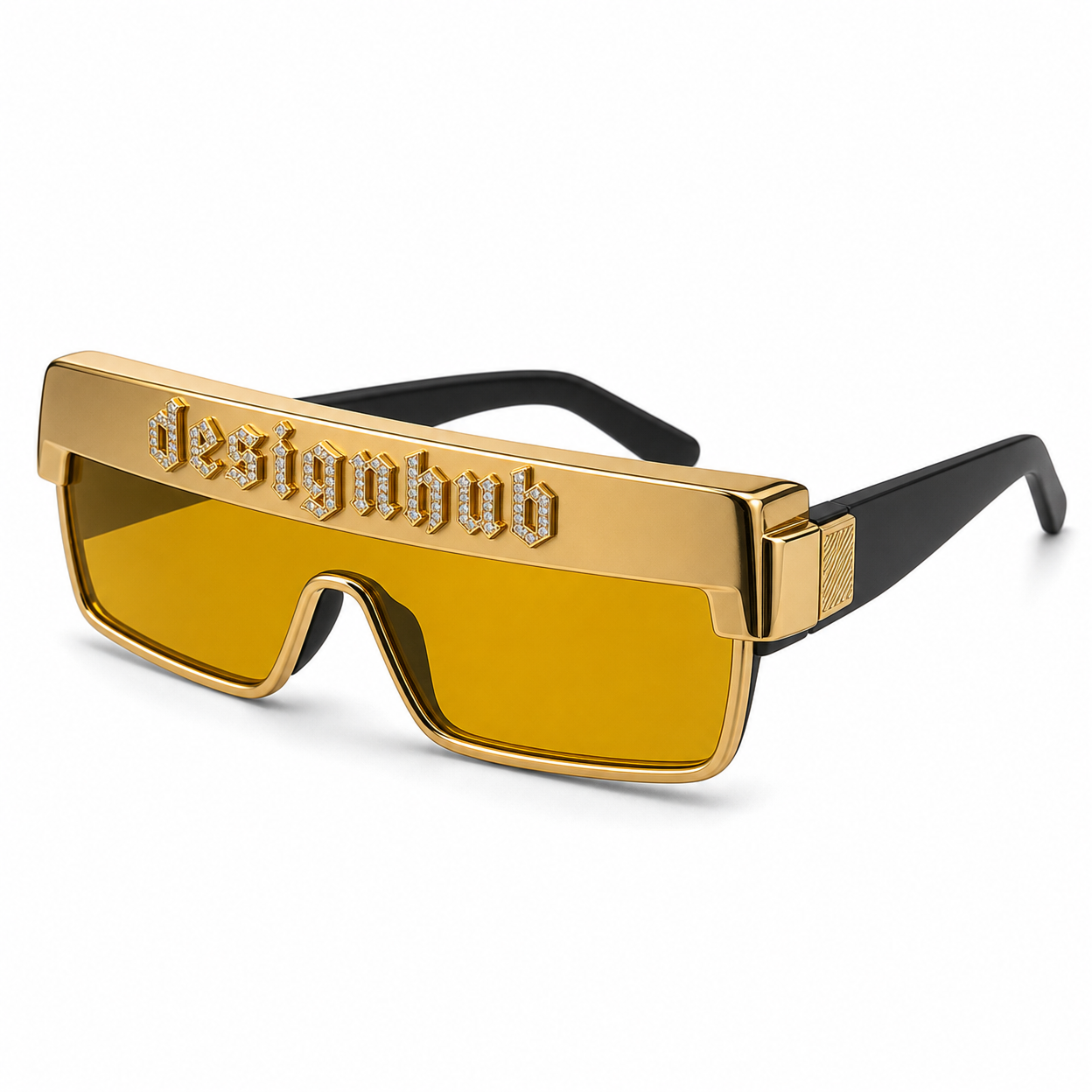 Designhub Street Boss Goggle Frames — Black Rubber Lens
