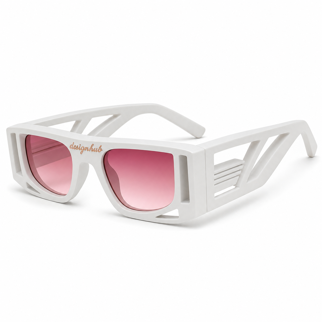 Designhub Crown Jewel Oval Shades — Emerald Green Lens