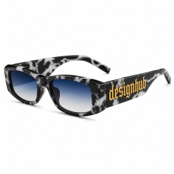 Designhub Trapstar Rectangular Sports Shades — Black Red Mirror