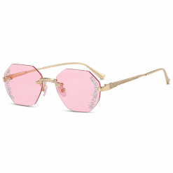 Designhub Royale Vintage Round Shades — 24K Gold Leaf