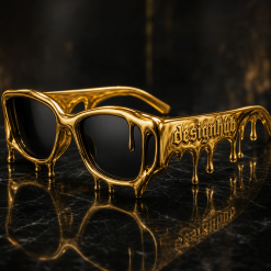 Designhub Flexin Oval Shades — Green Gradient Tortoise