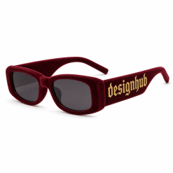 Designhub Classic Browline Hip Hop Frames — Black and Gold